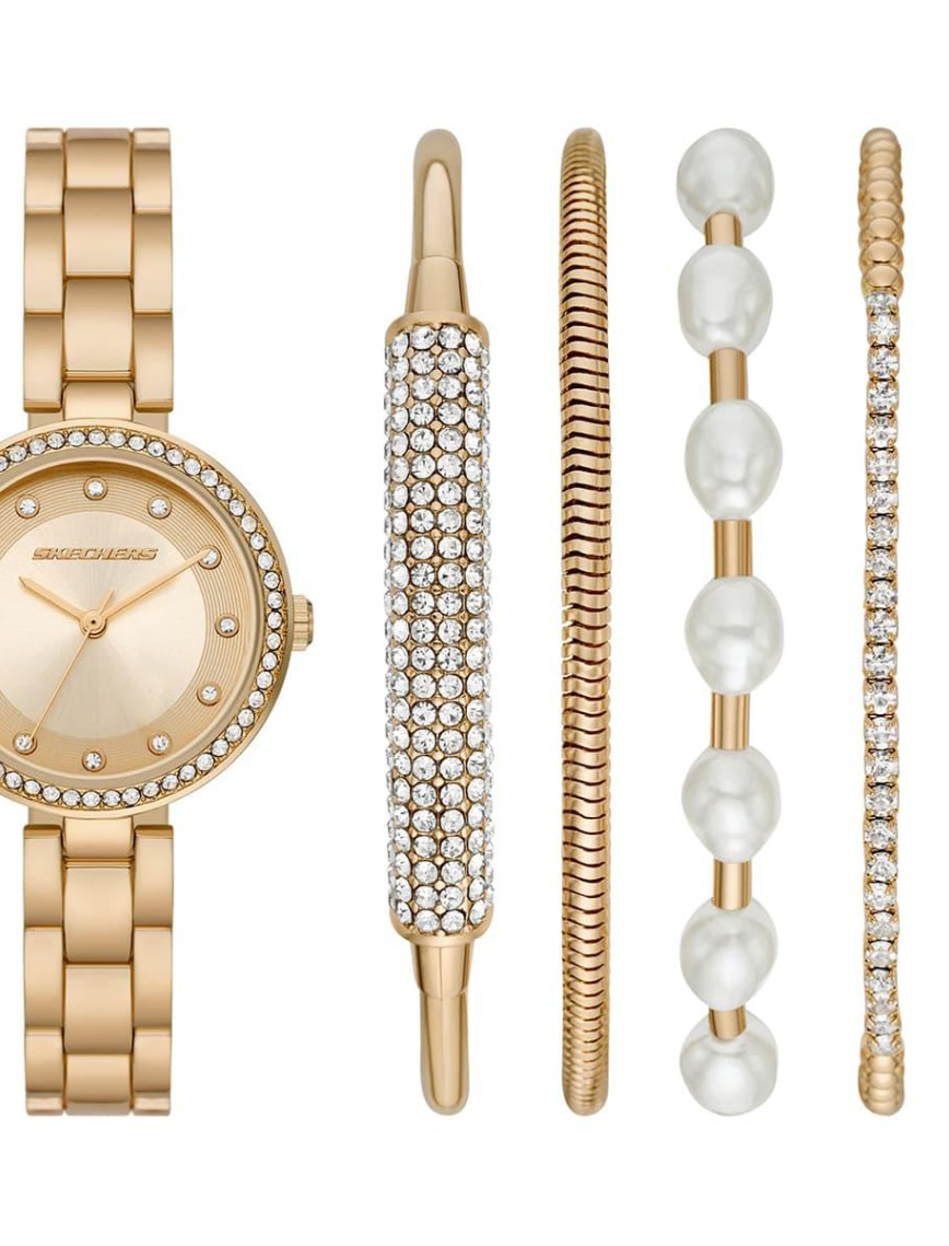 Skechers SR9084 Kadın Kol Saati ve Bileklik Seti Skechers SR9084 Kadın Kol Saati ve Bileklik Seti