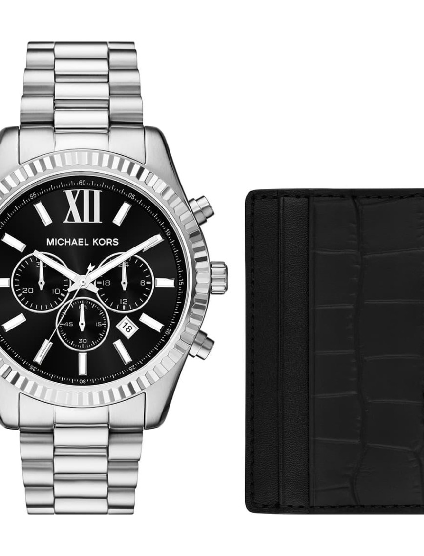 Michael Kors MK1091SET Erkek Kol Saati ve Kartlık Michael Kors MK1091SET Erkek Kol Saati ve Kartlık