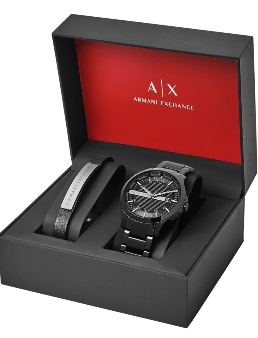 Armani Exchange AX7101 Erkek Set Kol Saati ve Bileklik