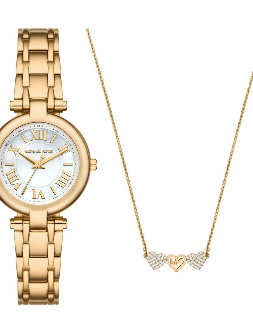Michael Kors MKO9005SET Kadın Kol Saati ve Kolye Seti Michael Kors MKO9005SET Kadın Kol Saati ve Kolye Seti