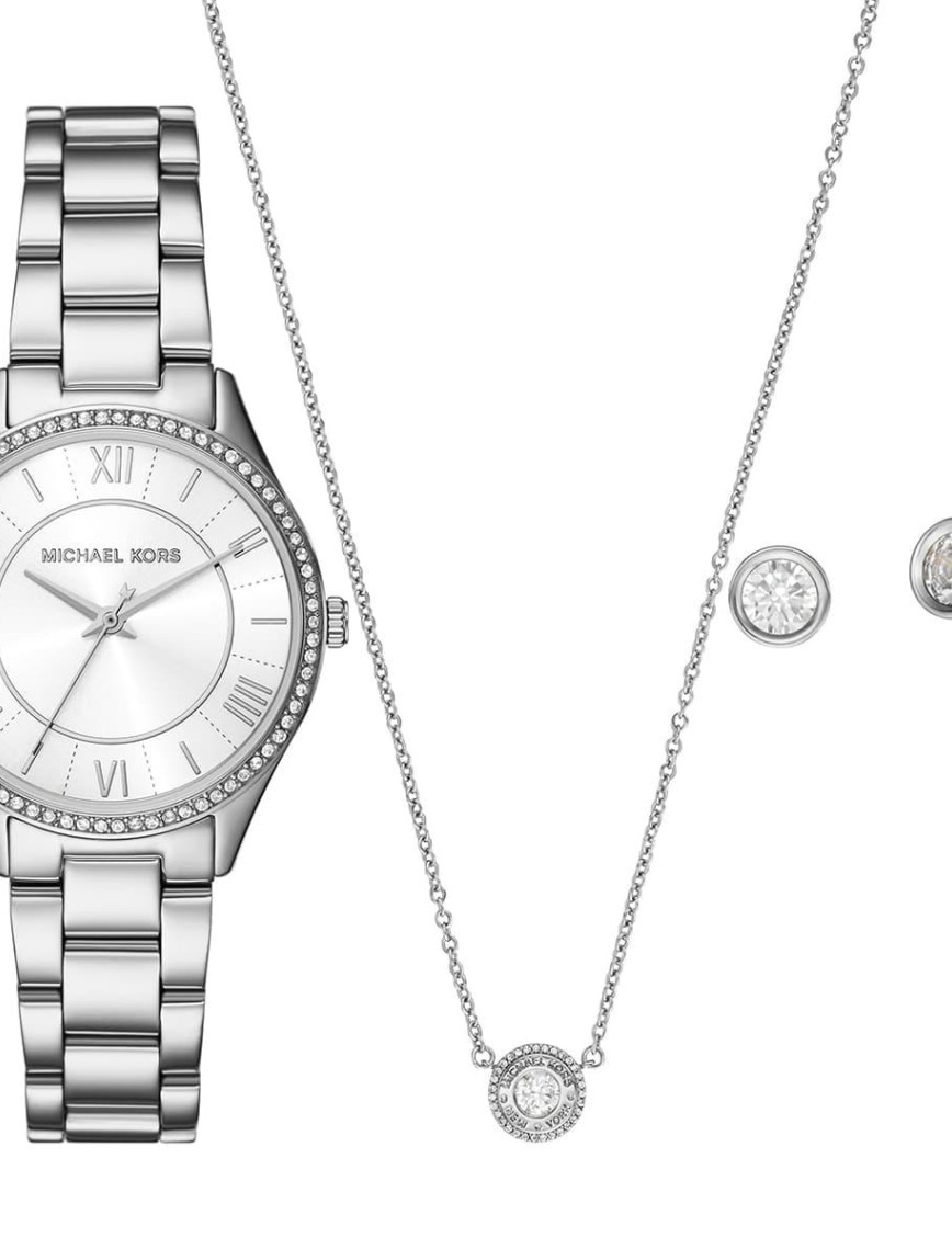 Michael Kors MK4851SET Kadın Kol Saati Kolye ve Küpe Seti Michael Kors MK4851SET Kadın Kol Saati Kolye ve Küpe Seti