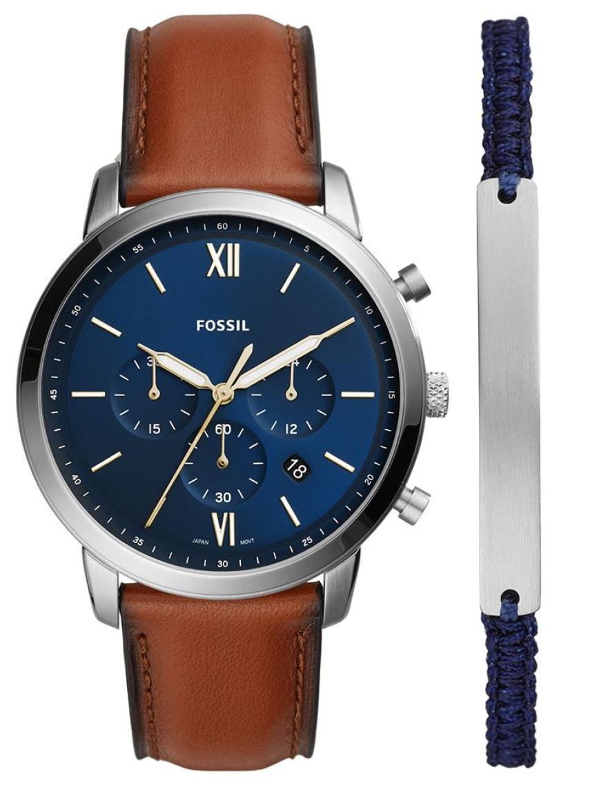 Fossil FFS5708SET Erkek Set Kol Saati ve Bileklik Fossil FFS5708SET Erkek Set Kol Saati ve Bileklik