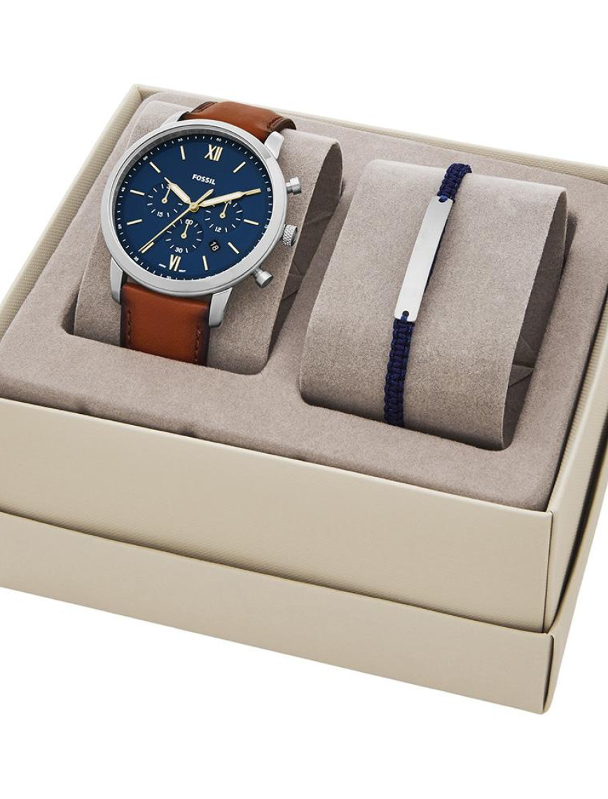 Fossil FFS5708SET Erkek Set Kol Saati ve Bileklik Fossil FFS5708SET Erkek Set Kol Saati ve Bileklik