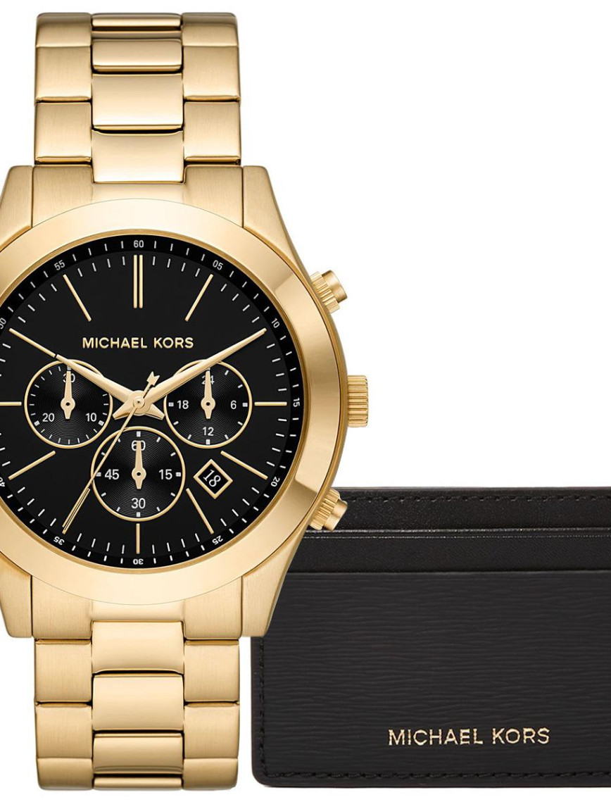 Michael Kors MK1076SET Erkek Kol Saati ve Kartlık Michael Kors MK1076SET Erkek Kol Saati ve Kartlık