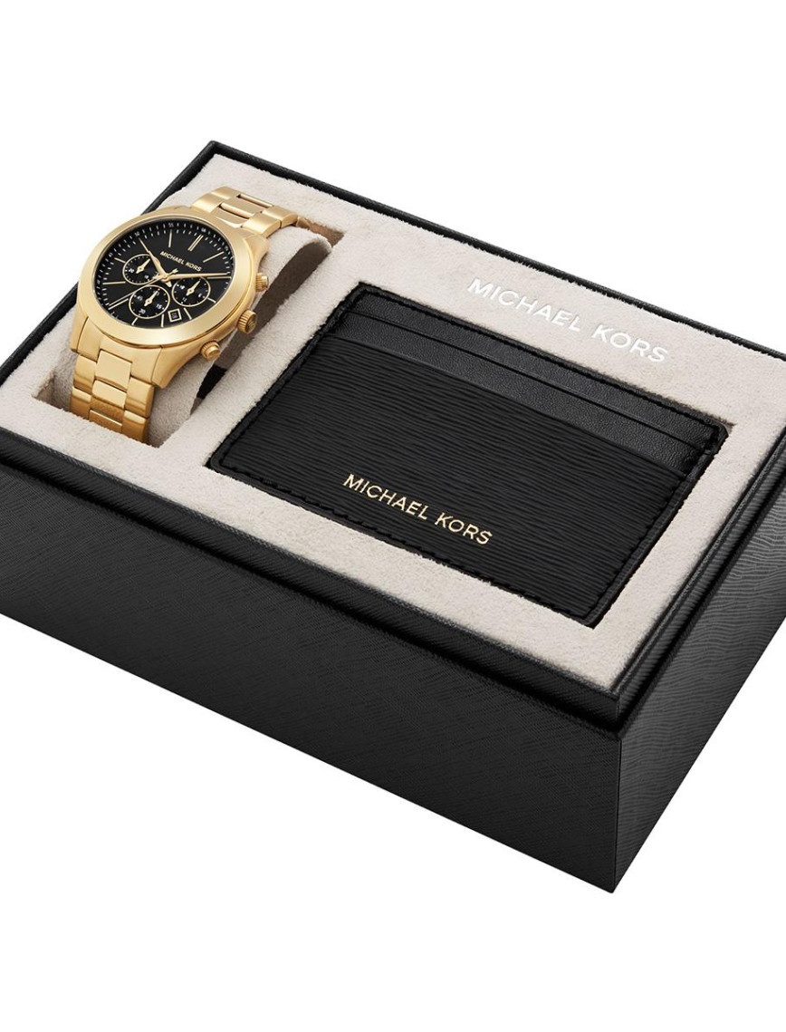 Michael Kors MK1076SET Erkek Kol Saati ve Kartlık Michael Kors MK1076SET Erkek Kol Saati ve Kartlık