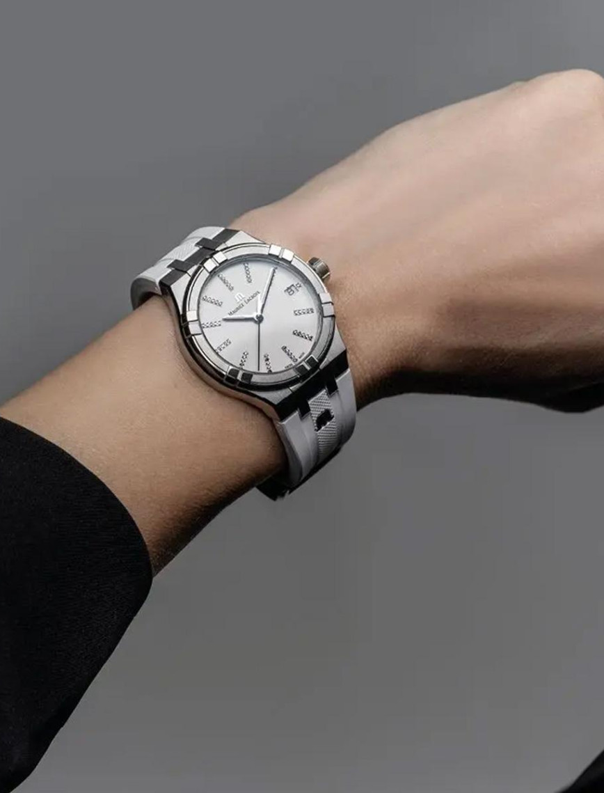 Maurice Lacroix ML-AI1106SS000150-7 Pırlantalı Kadın Kol Saati Maurice Lacroix ML-AI1106SS000150-7 Pırlantalı Kadın Kol Saati