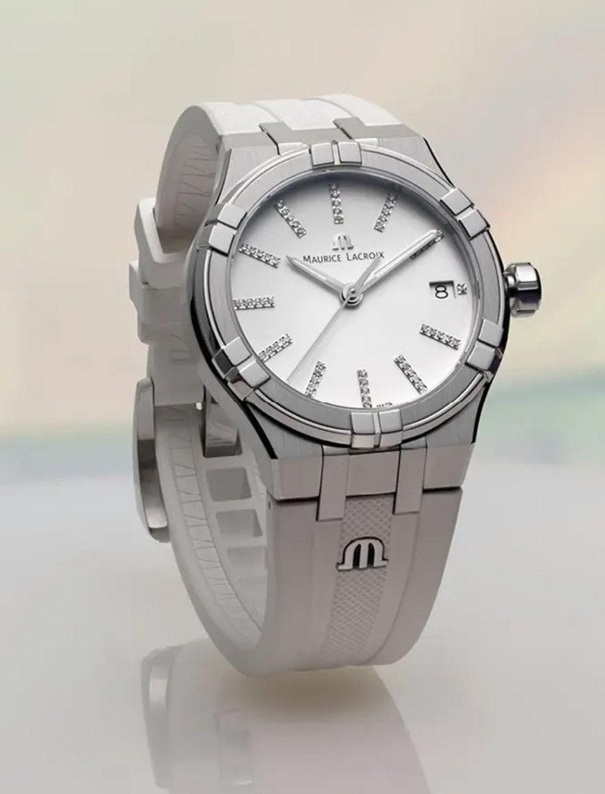 Maurice Lacroix ML-AI1106SS000150-7 Pırlantalı Kadın Kol Saati Maurice Lacroix ML-AI1106SS000150-7 Pırlantalı Kadın Kol Saati