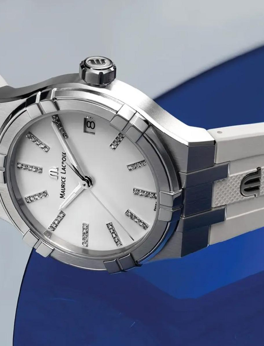 Maurice Lacroix ML-AI1106SS000150-7 Pırlantalı Kadın Kol Saati Maurice Lacroix ML-AI1106SS000150-7 Pırlantalı Kadın Kol Saati