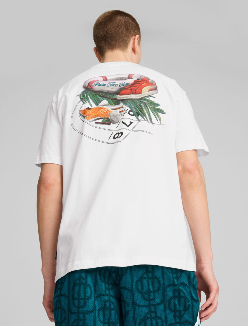 Puma X Ptc Graphic Unisex Beyaz T-Shirt Puma X Ptc Graphic Unisex Beyaz T-Shirt