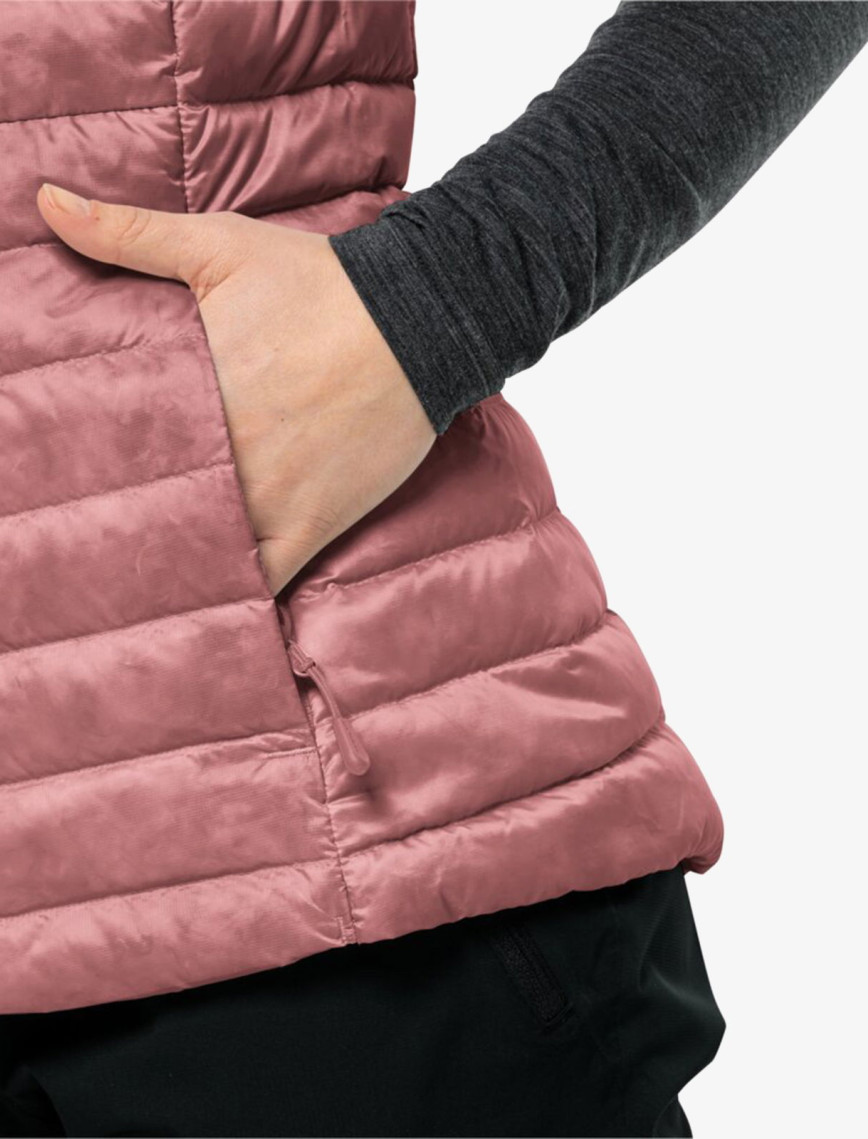Jack Wolfskin Pilvi Down Kadın Pembe Outdoor Yelek Jack Wolfskin Pilvi Down Kadın Pembe Outdoor Yelek