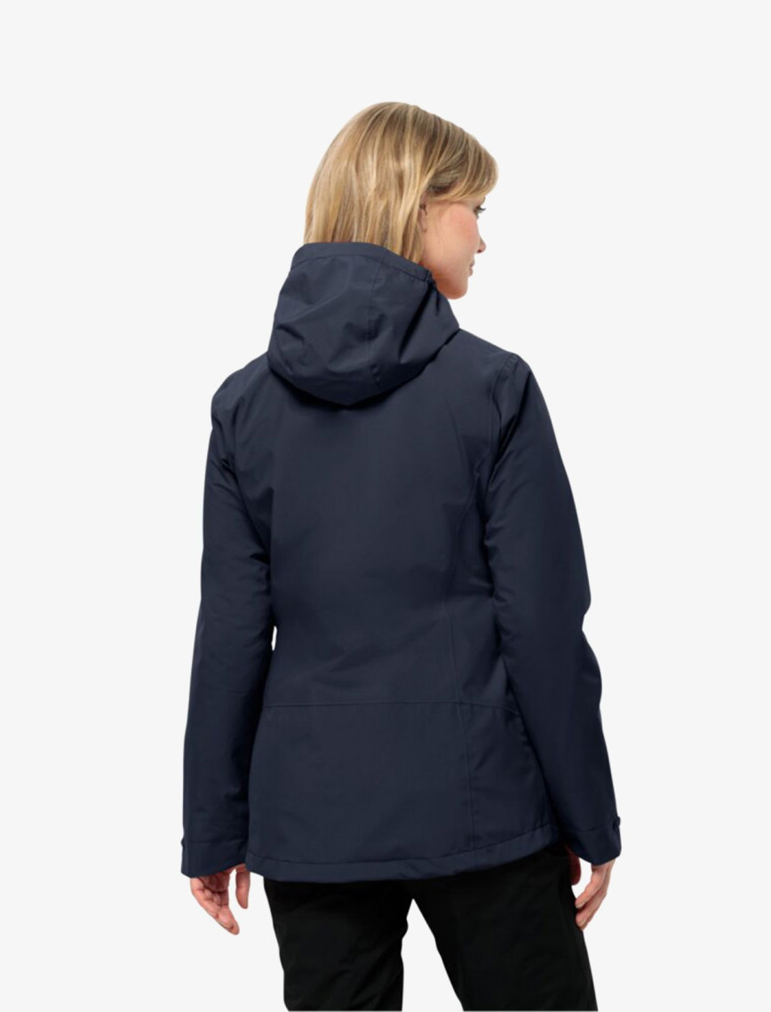 Jack Wolfskin Moonrise 3in1 Kadın Lacivert Outdoor Ceket Jack Wolfskin Moonrise 3in1 Kadın Lacivert Outdoor Ceket