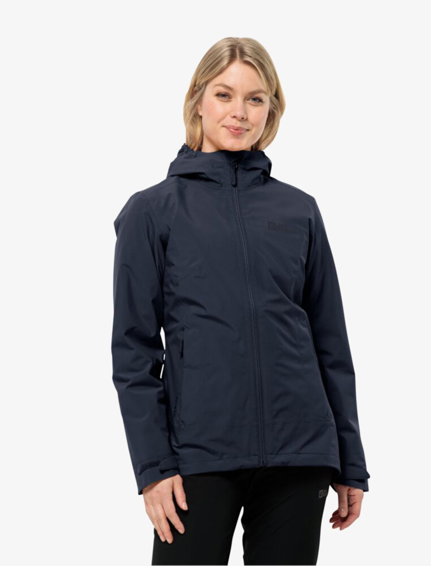 Jack Wolfskin Moonrise 3in1 Kadın Lacivert Outdoor Ceket Jack Wolfskin Moonrise 3in1 Kadın Lacivert Outdoor Ceket