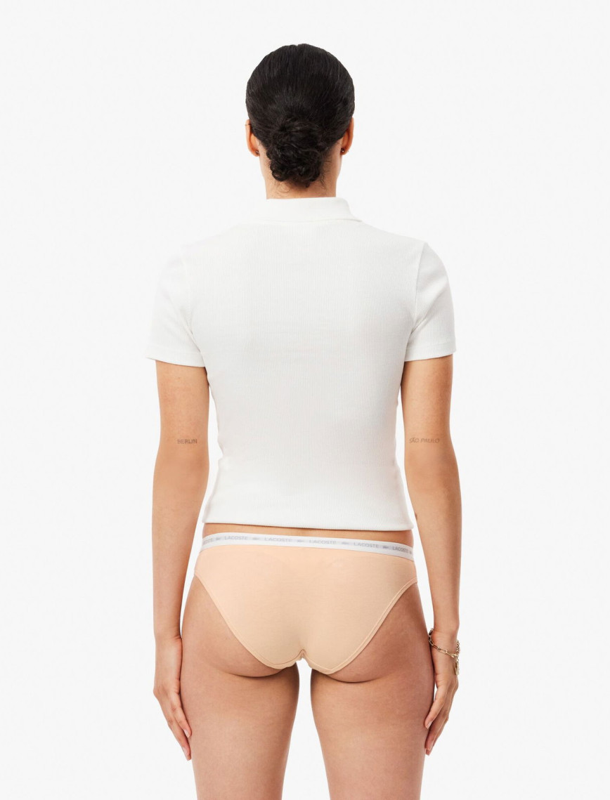 Lacoste Kadın 3'lü Renkli Külot Lacoste Kadın 3'lü Renkli Külot