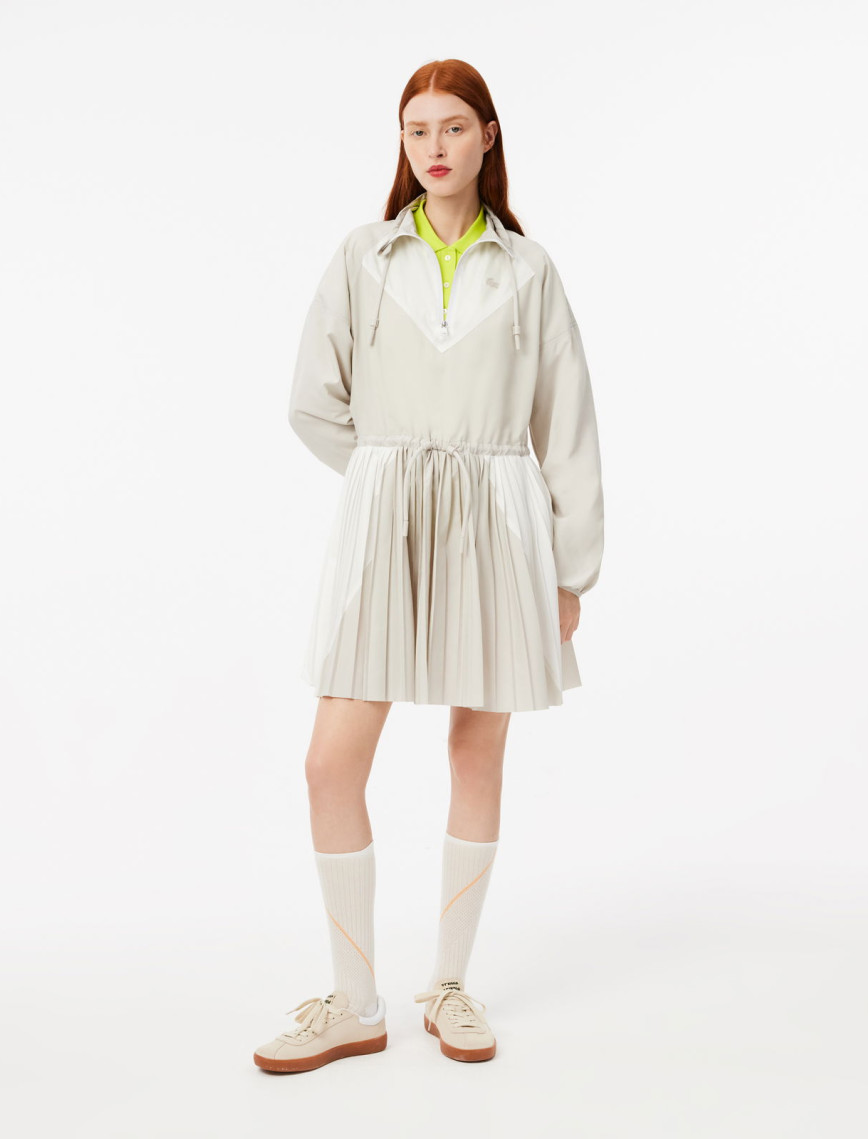 Lacoste Kadın Relaxed Fit Uzun Kollu Yarım Fermuarlı Gri Elbise Lacoste Kadın Relaxed Fit Uzun Kollu Yarım Fermuarlı Gri Elbise