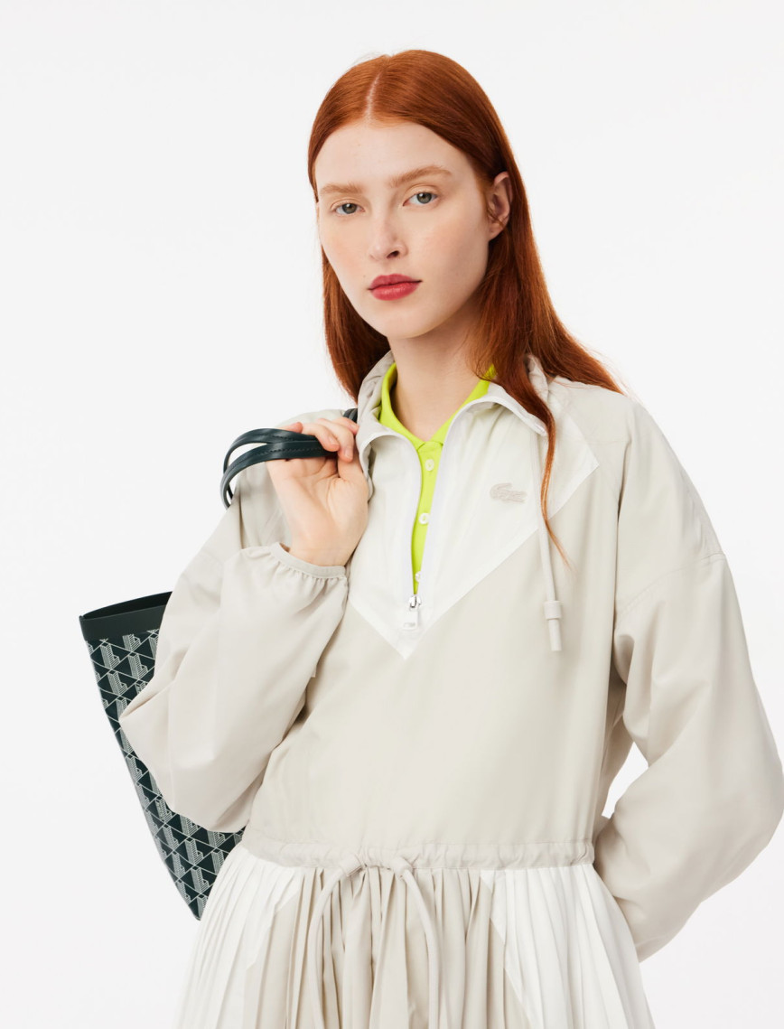 Lacoste Kadın Relaxed Fit Uzun Kollu Yarım Fermuarlı Gri Elbise Lacoste Kadın Relaxed Fit Uzun Kollu Yarım Fermuarlı Gri Elbise