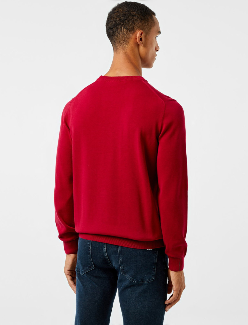 Lacoste Erkek Regular Fit Bisiklet Yaka Organik Pamuk Kırmızı Kazak Lacoste Erkek Regular Fit Bisiklet Yaka Organik Pamuk Kırmızı Kazak