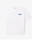 Lacoste Erkek Loose Fit Bisiklet Yaka Baskılı Beyaz T-Shirt Lacoste Erkek Loose Fit Bisiklet Yaka Baskılı Beyaz T-Shirt