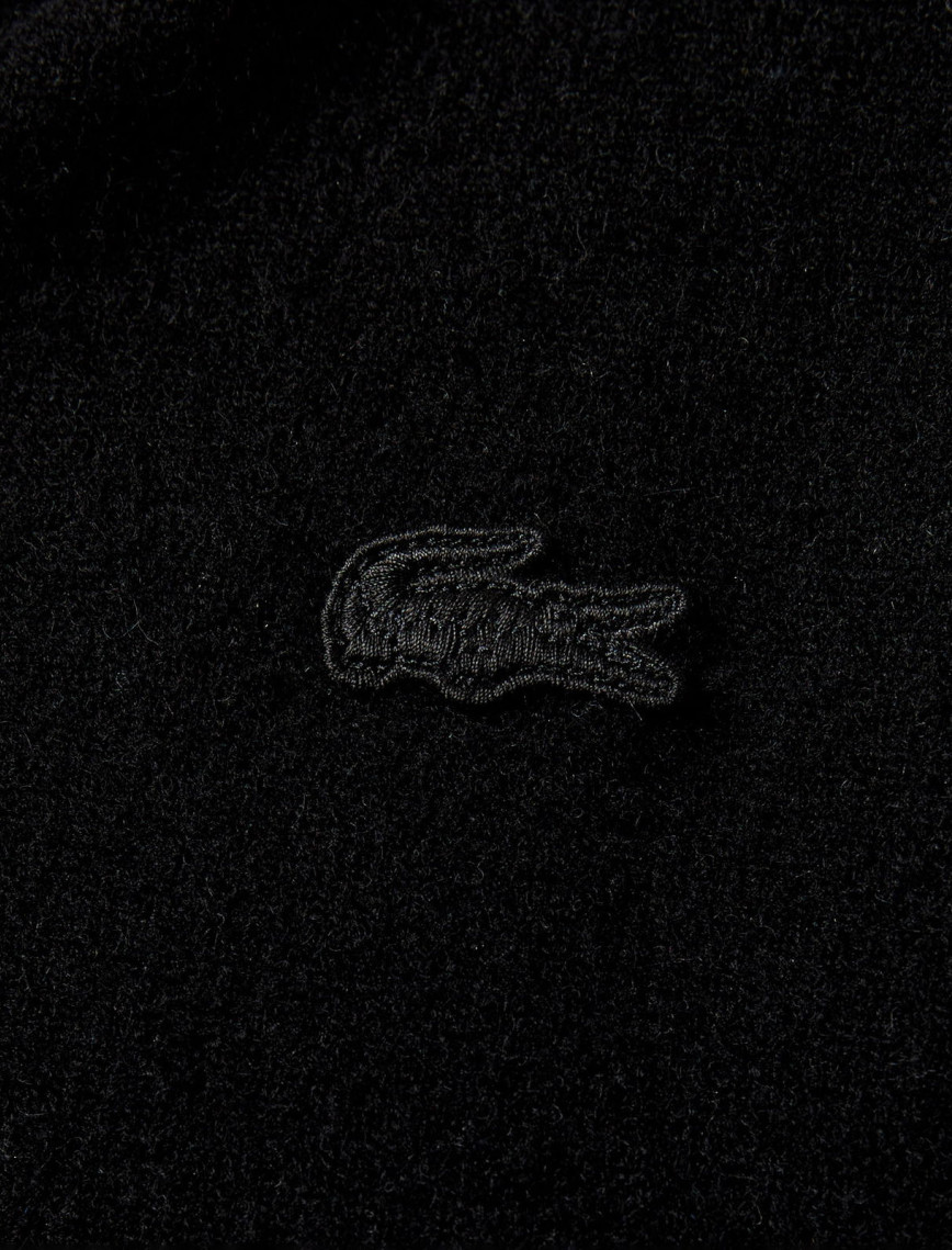 Lacoste Kadın Relaxed Fit Kapüşonlu Siyah Hırka Lacoste Kadın Relaxed Fit Kapüşonlu Siyah Hırka