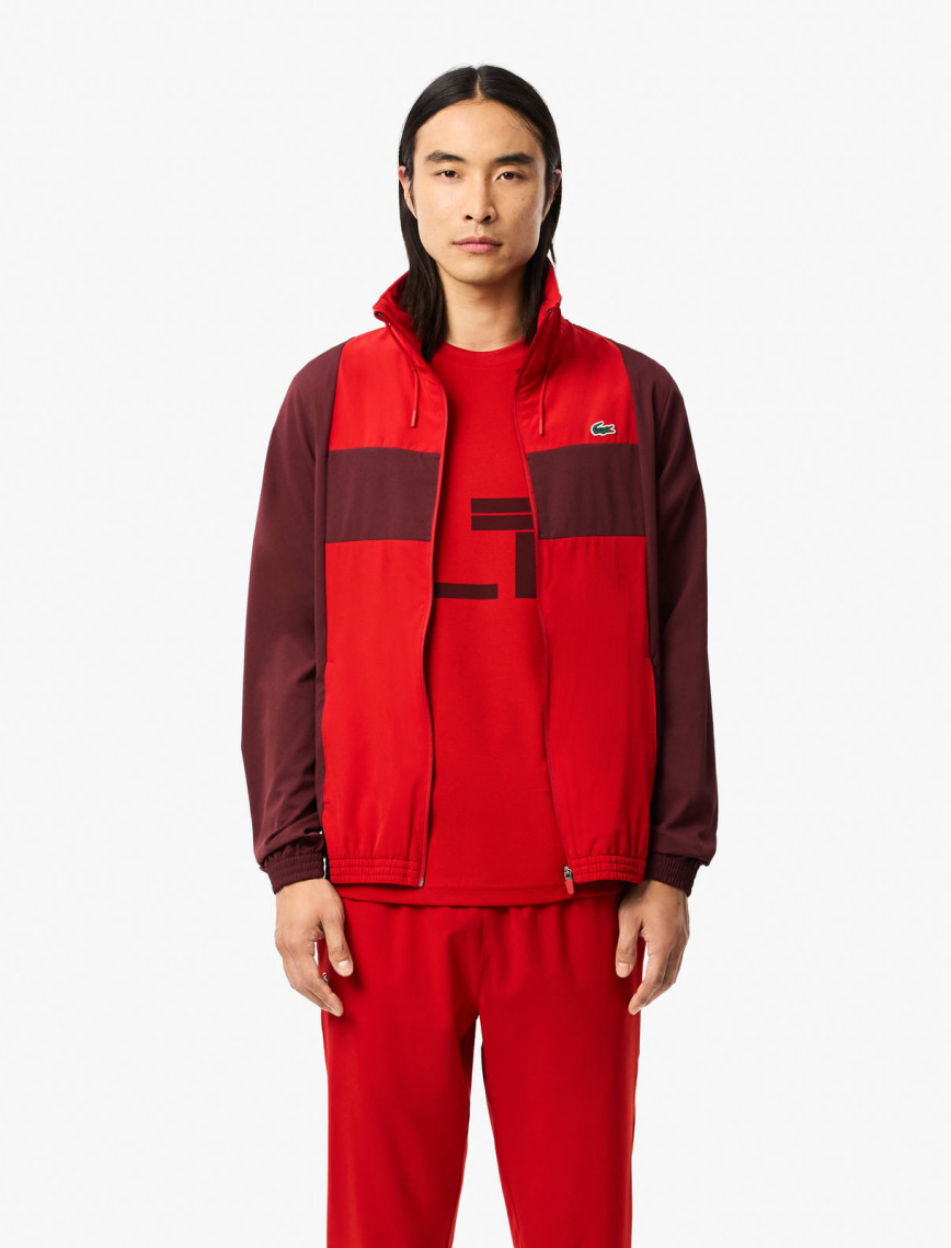 Lacoste Erkek Regular Fit Bisiklet Yaka Baskılı Kırmızı T-Shirt Lacoste Erkek Regular Fit Bisiklet Yaka Baskılı Kırmızı T-Shirt