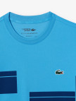 Lacoste Erkek Regular Fit Bisiklet Yaka Baskılı Mavi T-Shirt