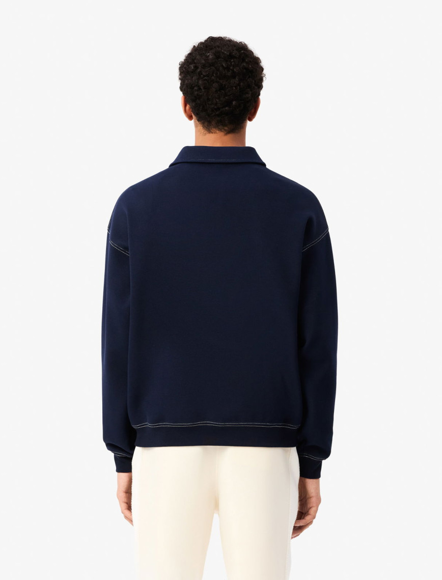 Lacoste Erkek Loose Fit Polo Yaka Lacivert Sweatshirt Lacoste Erkek Loose Fit Polo Yaka Lacivert Sweatshirt