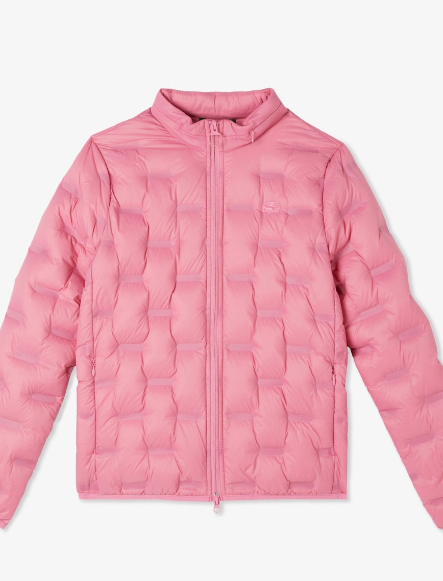 Lacoste Kadın Regular Fit Uzun Kollu Kapüşonlu Pembe Mont Lacoste Kadın Regular Fit Uzun Kollu Kapüşonlu Pembe Mont