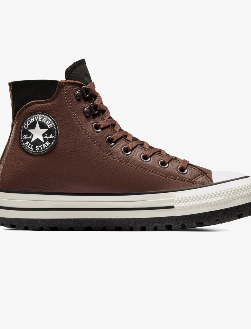 Converse Chuck Taylor All Star City Trek Unisex Kahverengi Deri Bot Converse Chuck Taylor All Star City Trek Unisex Kahverengi Deri Bot