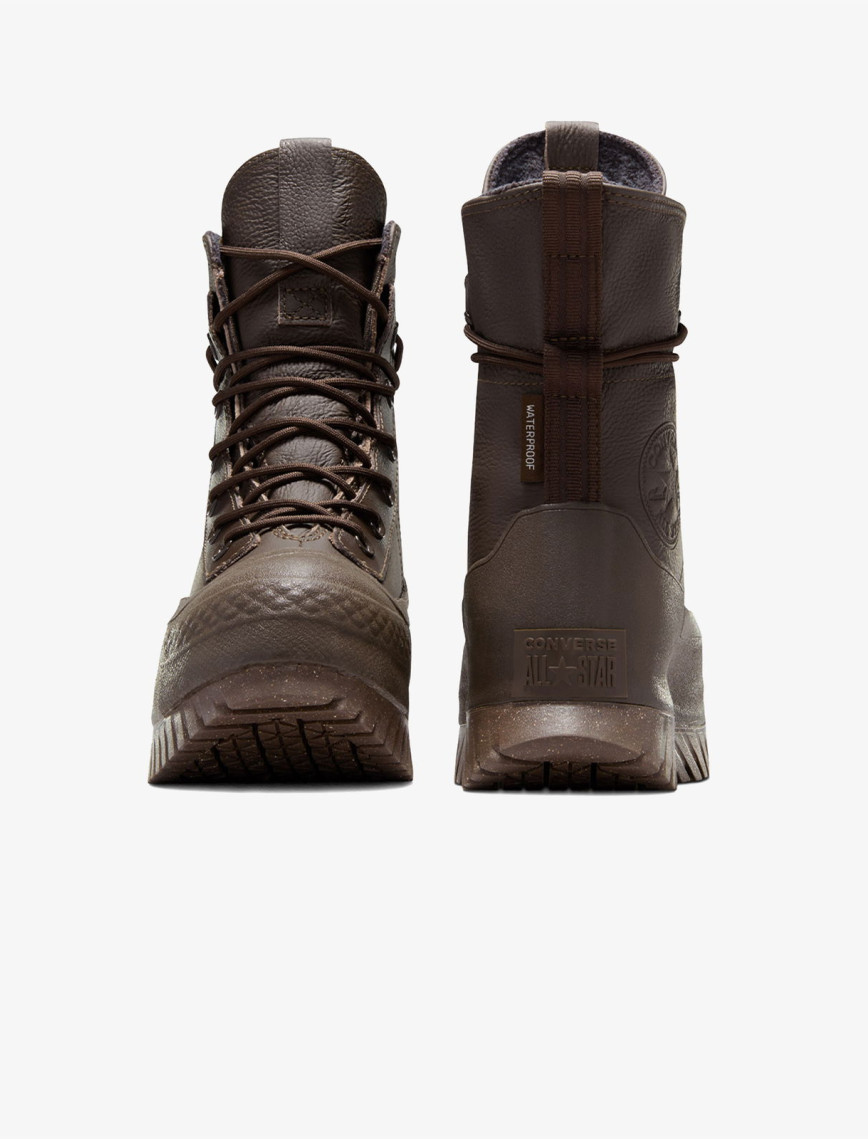 Converse Chuck Taylor All Star Lugged 2.0 CC Unisex Kahverengi Deri Platform Sneaker Converse Chuck Taylor All Star Lugged 2.0 CC Unisex Kahverengi Deri Platform Sneaker