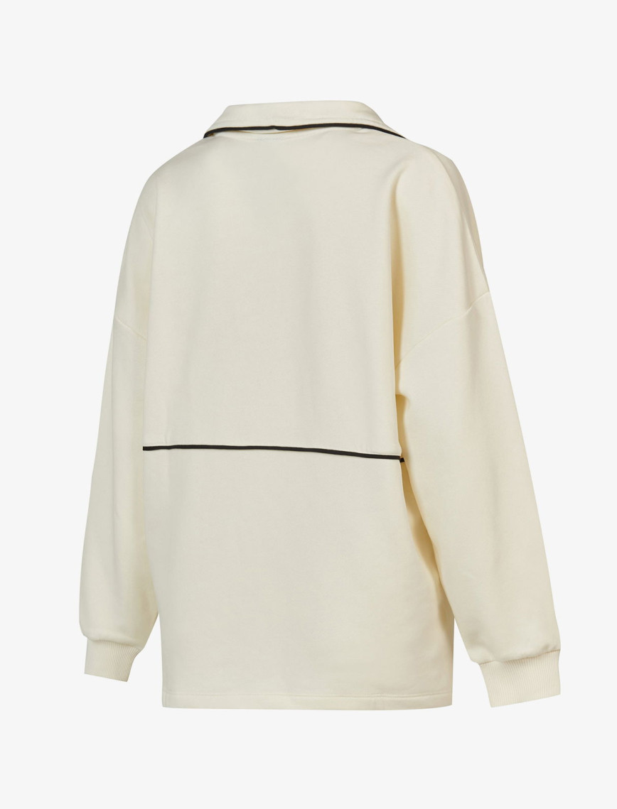 New Balance WNC3402 Kadın Beyaz Sweatshirt New Balance WNC3402 Kadın Beyaz Sweatshirt