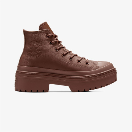 Converse Chuck Taylor All Star Lugged Heel Kadın Kahverengi Deri Platform Bot Converse Chuck Taylor All Star Lugged Heel Kadın Kahverengi Deri Platform Bot