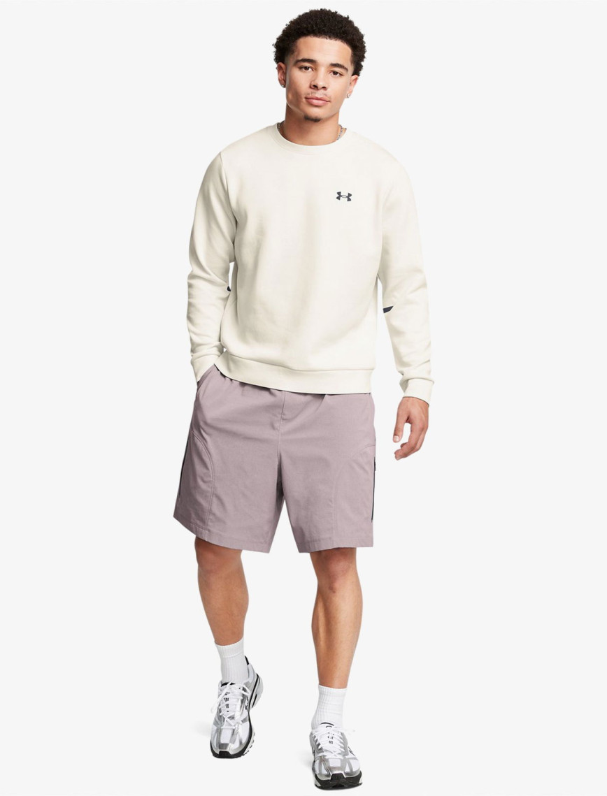 Under Armour Unstoppable Fleece Bisiklet Yaka Erkek Beyaz Sweatshirt Under Armour Unstoppable Fleece Bisiklet Yaka Erkek Beyaz Sweatshirt