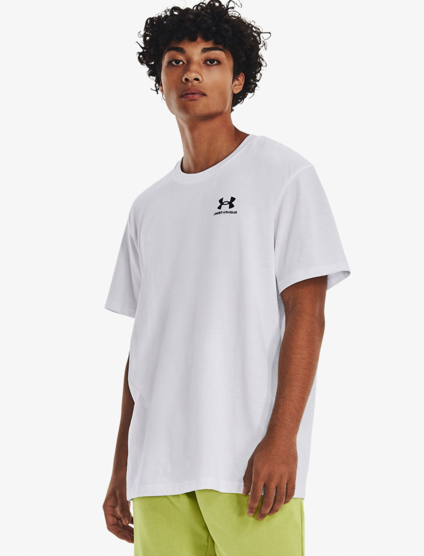 Under Armour Logo Emb Heavyweight Ss Erkek Beyaz T-Shirt Under Armour Logo Emb Heavyweight Ss Erkek Beyaz T-Shirt