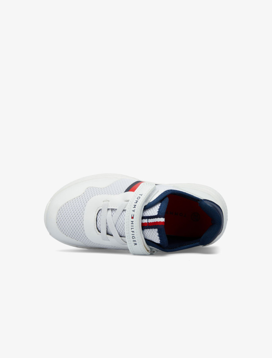 Tommy Hilfiger Stripes Velcro Bebek Beyaz Sneaker Tommy Hilfiger Stripes Velcro Bebek Beyaz Sneaker