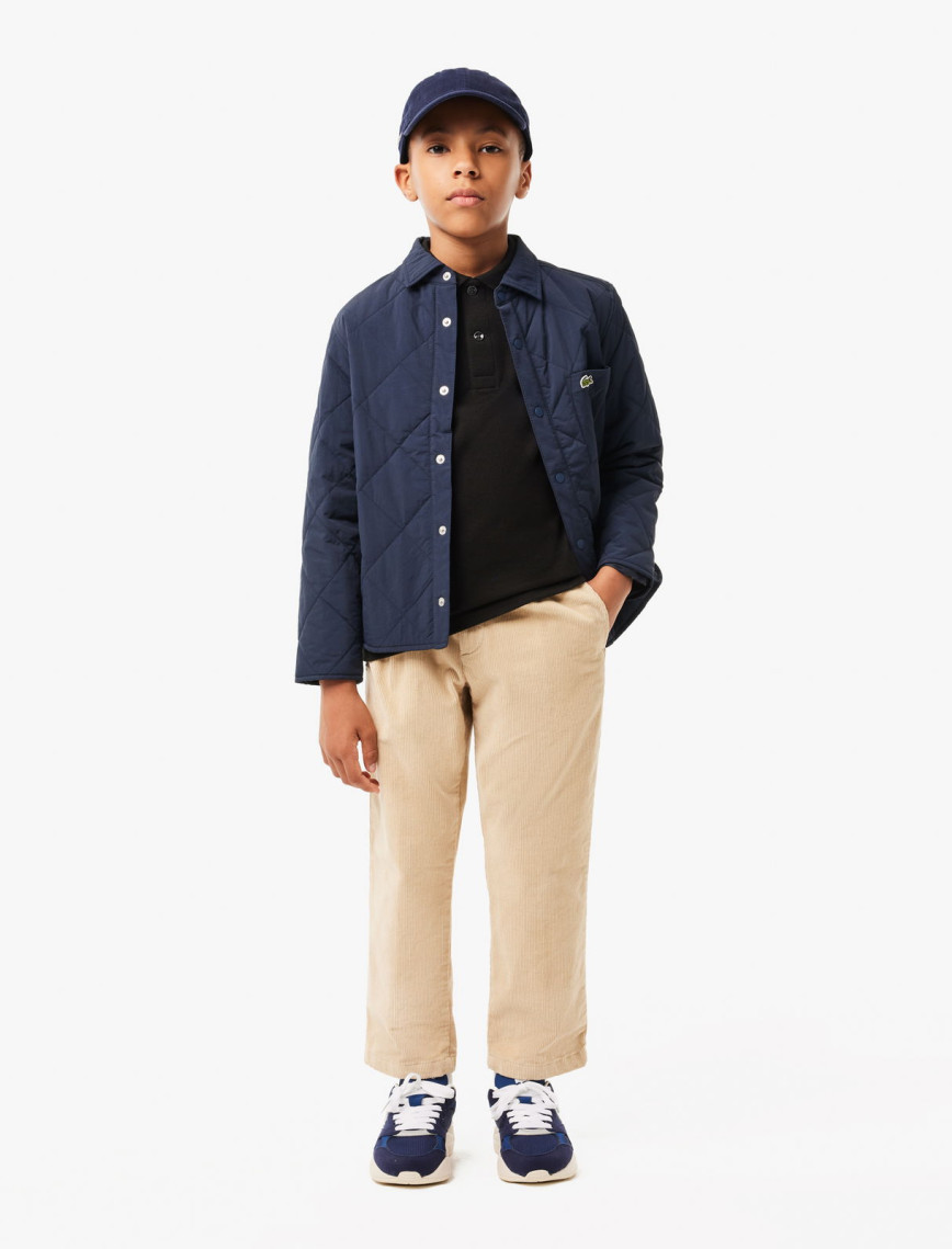 Lacoste Erkek Çocuk Regular Fit Uzun Kollu Siyah Polo Lacoste Erkek Çocuk Regular Fit Uzun Kollu Siyah Polo