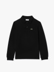 Lacoste Erkek Çocuk Regular Fit Uzun Kollu Siyah Polo Lacoste Erkek Çocuk Regular Fit Uzun Kollu Siyah Polo
