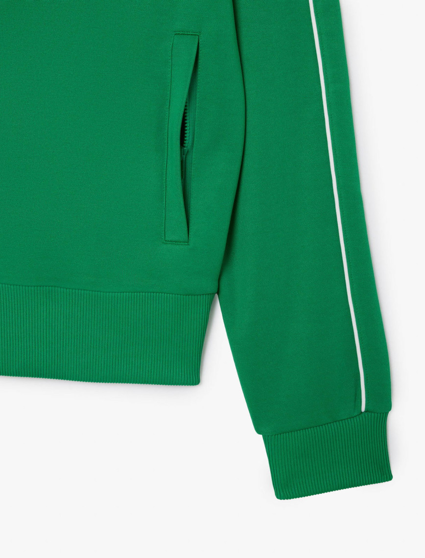 Lacoste Regular Fit Fermuarlı Erkek Yeşil Sweatshirt Lacoste Regular Fit Fermuarlı Erkek Yeşil Sweatshirt