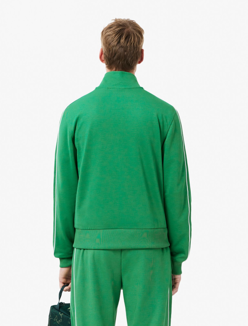 Lacoste Regular Fit Fermuarlı Erkek Yeşil Sweatshirt Lacoste Regular Fit Fermuarlı Erkek Yeşil Sweatshirt