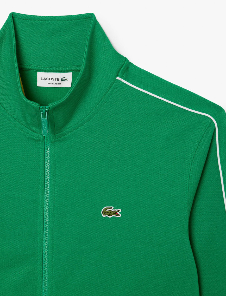 Lacoste Regular Fit Fermuarlı Erkek Yeşil Sweatshirt Lacoste Regular Fit Fermuarlı Erkek Yeşil Sweatshirt