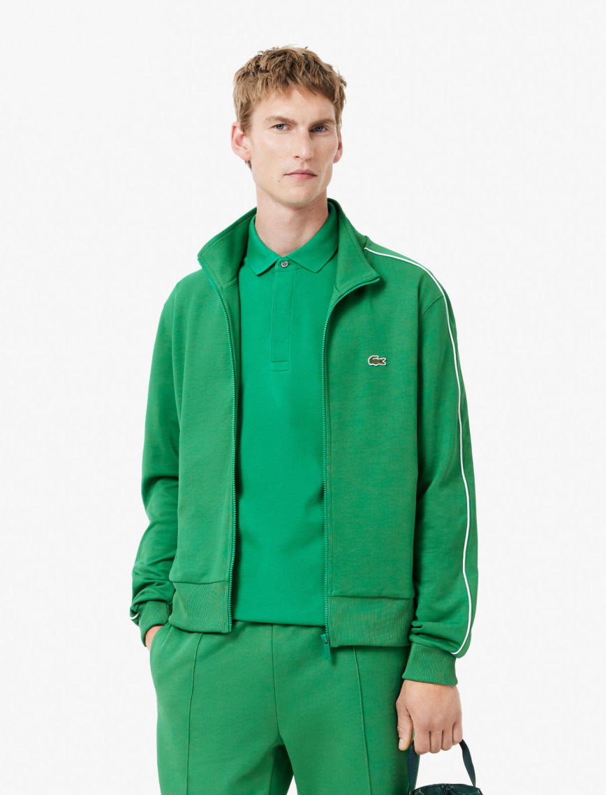 Lacoste Regular Fit Fermuarlı Erkek Yeşil Sweatshirt Lacoste Regular Fit Fermuarlı Erkek Yeşil Sweatshirt