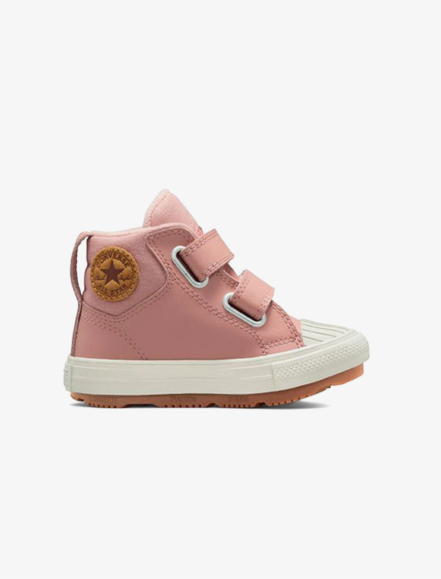 Converse Chuck Taylor All Star Berkshire Çocuk Pembe Deri Bot Converse Chuck Taylor All Star Berkshire Çocuk Pembe Deri Bot