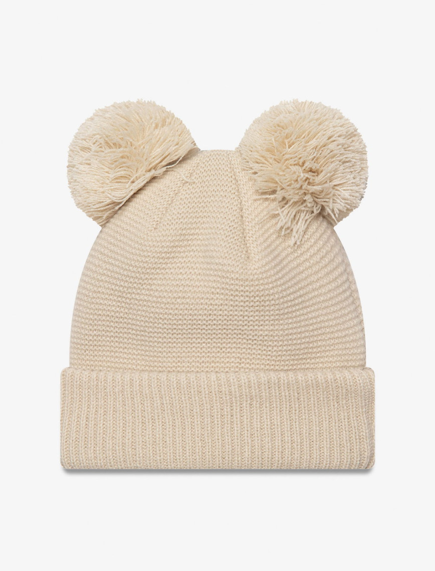 New Era Double Pom Unisex Bej Bere New Era Double Pom Unisex Bej Bere