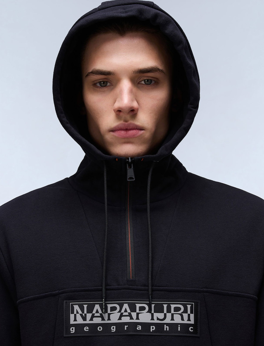 Napapijri Burgee Hzh 2.0 Erkek Siyah Sweatshirt Napapijri Burgee Hzh 2.0 Erkek Siyah Sweatshirt