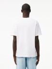Lacoste Classic Erkek Classic Fit Bisiklet Yaka Beyaz T-Shirt Lacoste Classic Erkek Classic Fit Bisiklet Yaka Beyaz T-Shirt