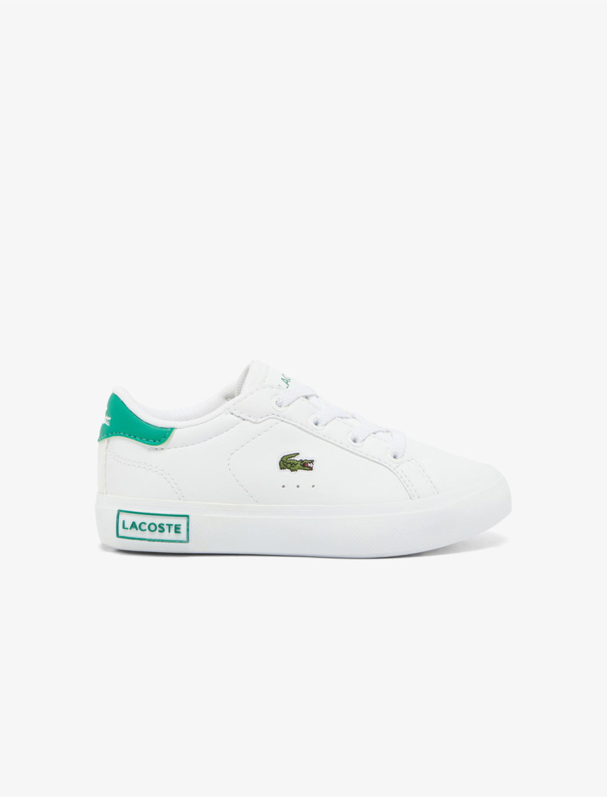 Lacoste Powercourt Bebek Beyaz/Yeşil Sneaker Lacoste Powercourt Bebek Beyaz/Yeşil Sneaker