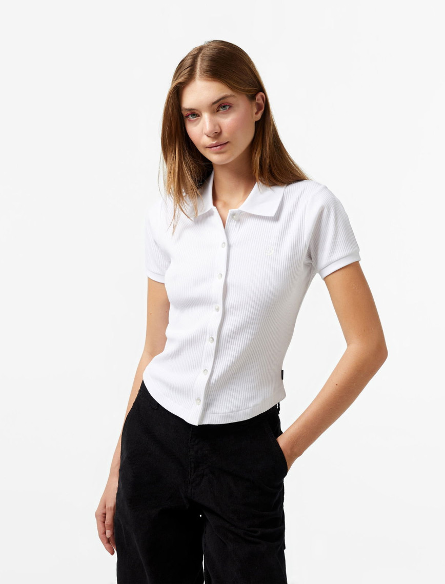 Converse Slim Fit Kadın Pembe Gömlek Converse Slim Fit Kadın Pembe Gömlek