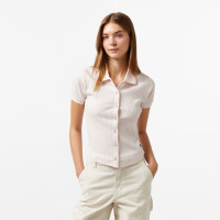 Converse Slim Fit Kadın Pembe Gömlek Converse Slim Fit Kadın Pembe Gömlek