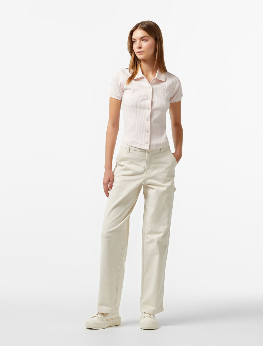 Converse Slim Fit Kadın Pembe Gömlek Converse Slim Fit Kadın Pembe Gömlek