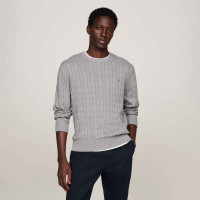 Tommy Hilfiger Erkek Gri Triko Tommy Hilfiger Erkek Gri Triko