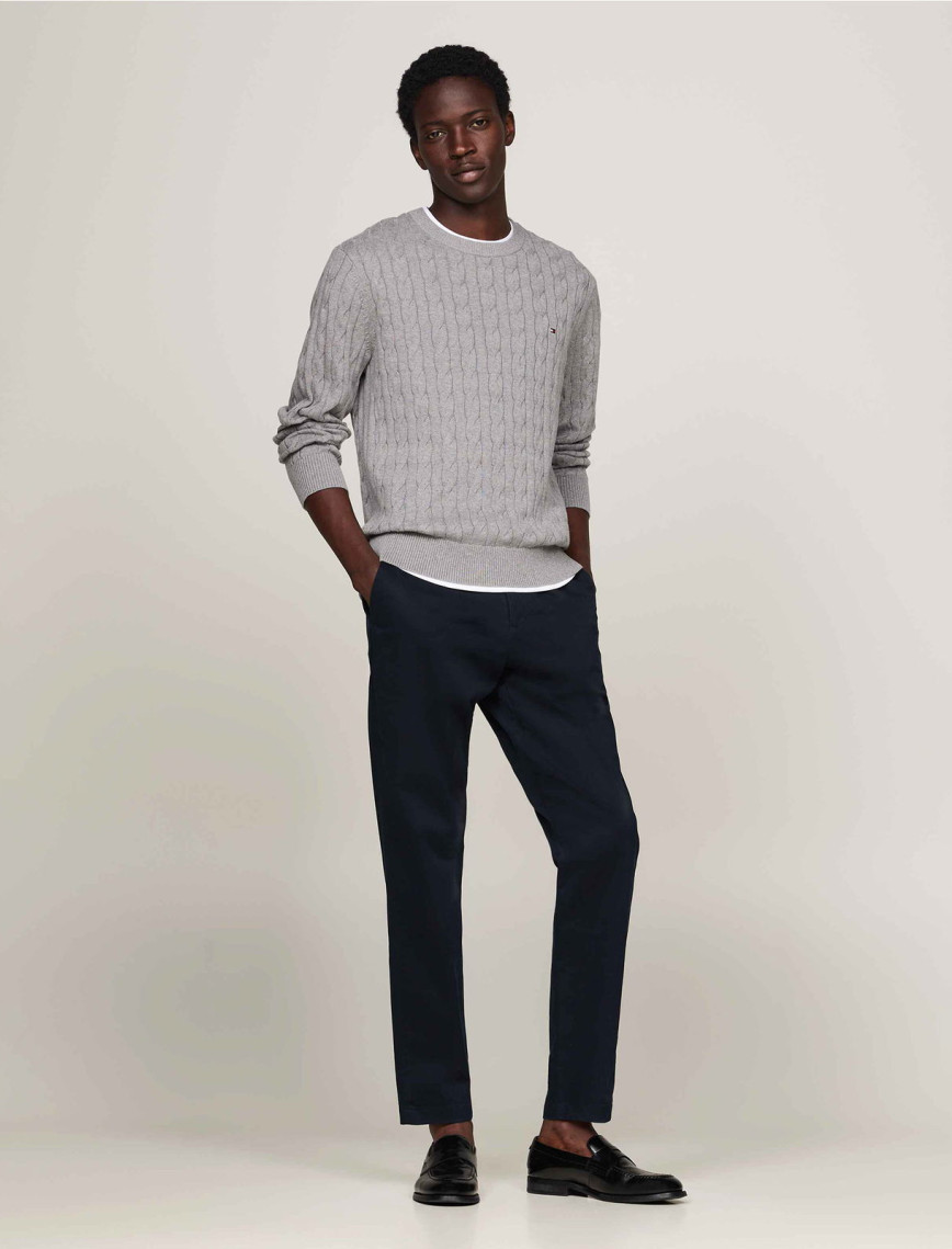 Tommy Hilfiger Erkek Gri Triko Tommy Hilfiger Erkek Gri Triko