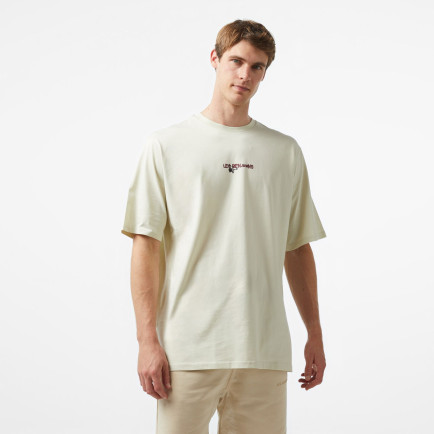 Les Benjamins Oversize 004 Erkek Bej T-Shirt Les Benjamins Oversize 004 Erkek Bej T-Shirt